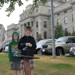 Geocaching at the Helena State Capitol